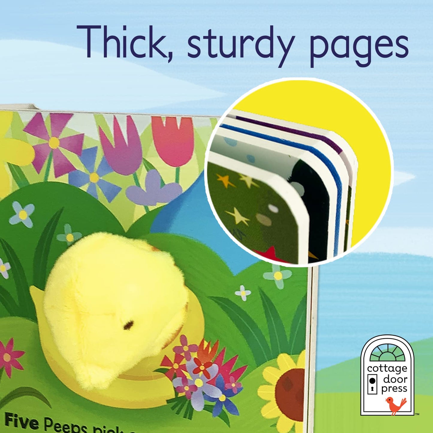 One, Two, PEEP! - Finger Puppet Board Book