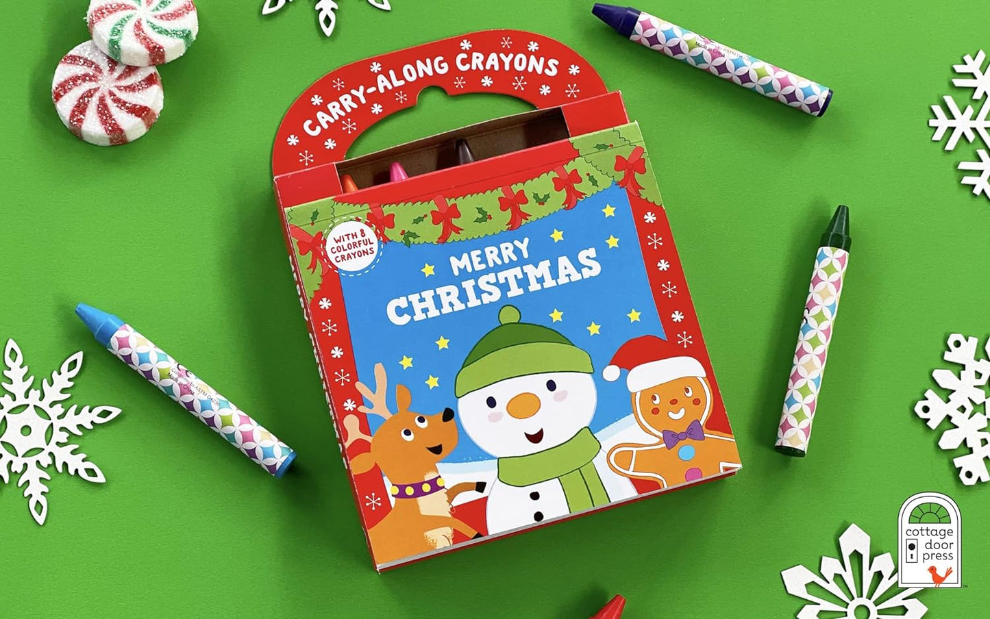 Carry-Along Crayons Merry Christmas - Paperback