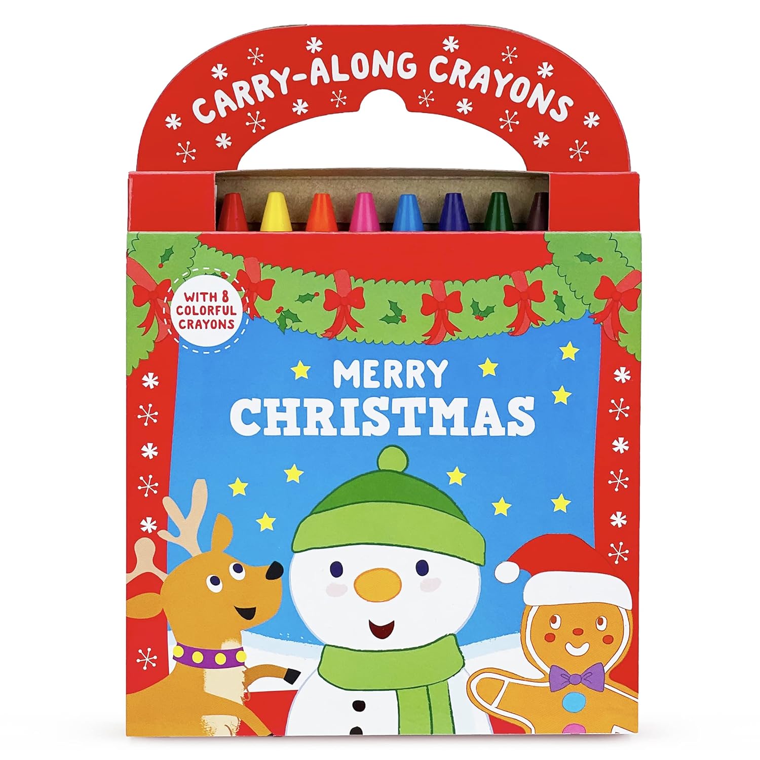 Carry-Along Crayons Merry Christmas - Paperback