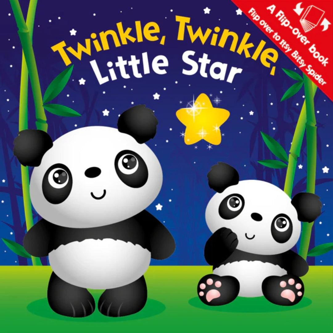 A Flip-Over Book - Twinkle, Twinkle, Little Star / Itsy Bitsy Spider - Paperback