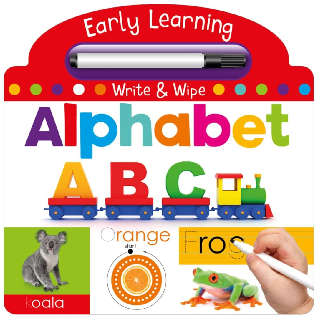 Early Learning - Write & Wipe Alphabet ABC - Board Book