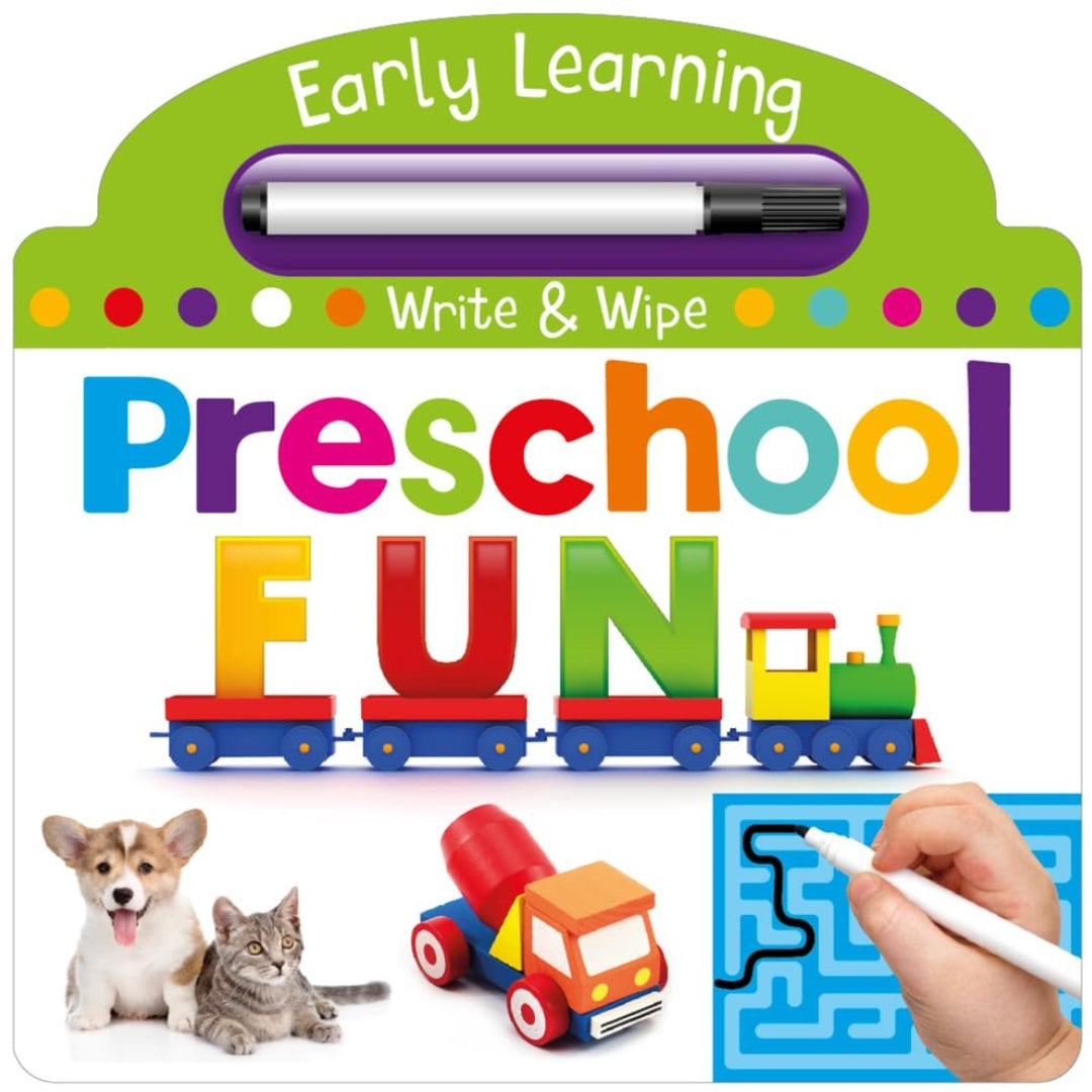 Early Learning - Write & Wipe Preschool Fun - Board Book
