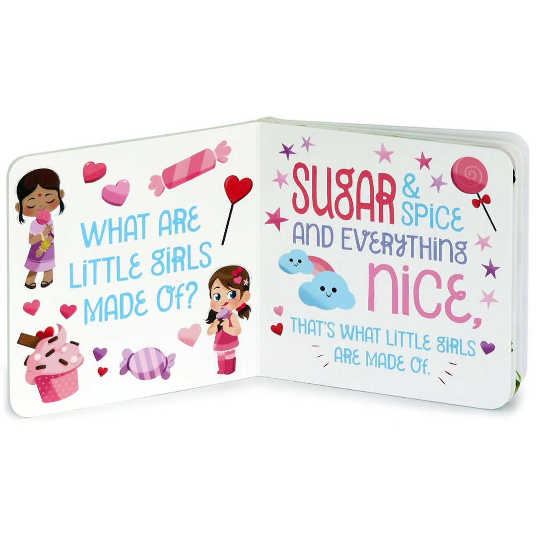 What Are Little Girls Made Of? - Board Book