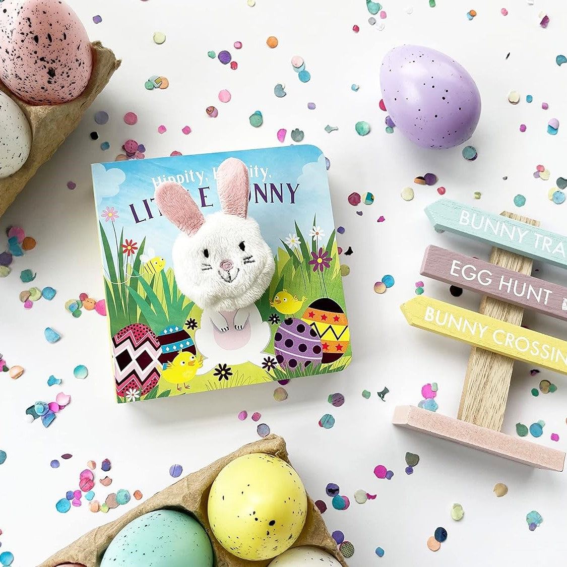 Hippity, Hoppity, Little Bunny - Finger Puppet Board Book