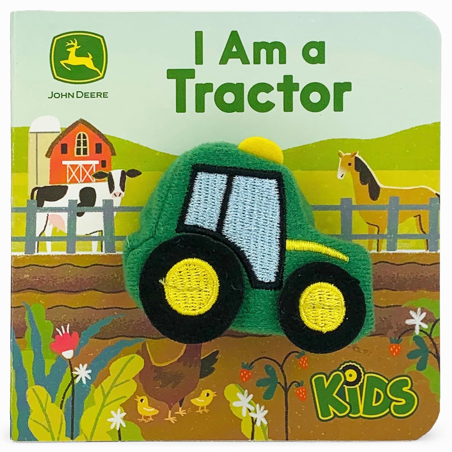 John Deere - I Am a Tractor - Finger Puppet Board Book