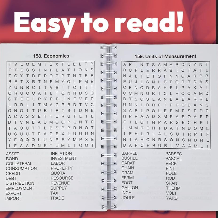 Large Print Word Search 200 Puzzles - Brain Busters