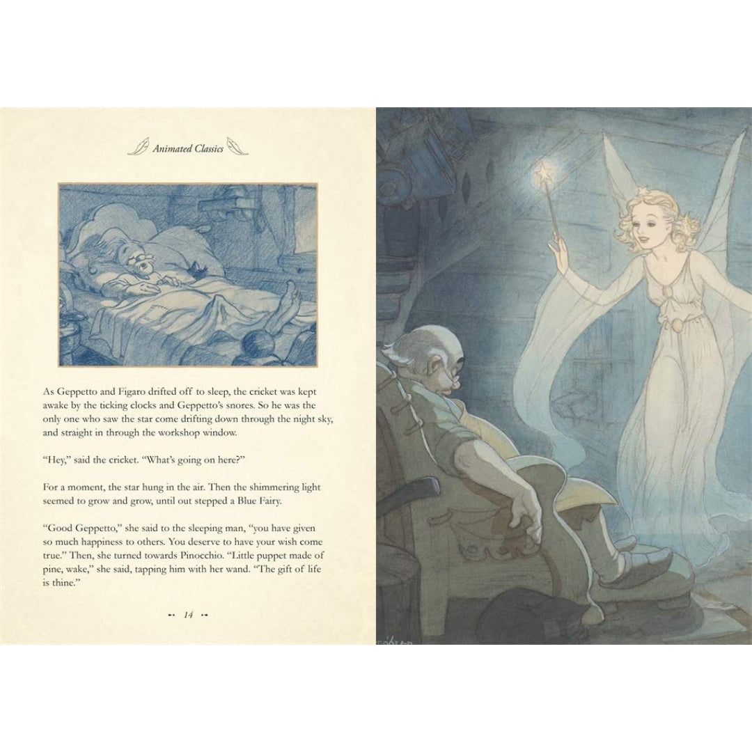 Animated Classics - Disney Pinocchio - Hardcover