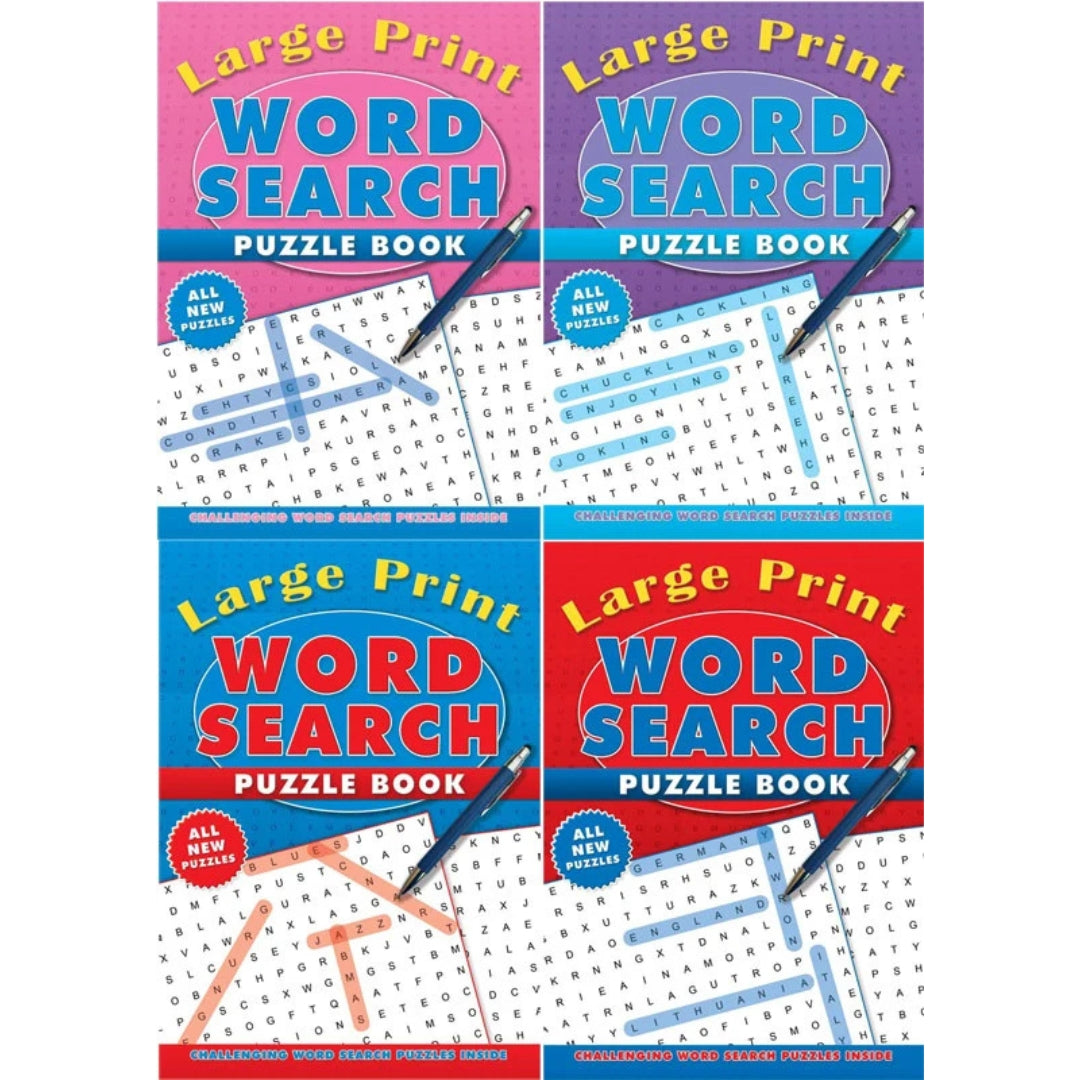 A4 Large Print - Wordsearch x 1pc Assortment