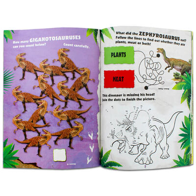 Dinosaur Sticker Burst Book