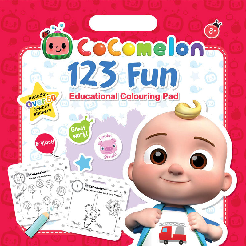 Cocomelon Colouring Pad 123 Fun