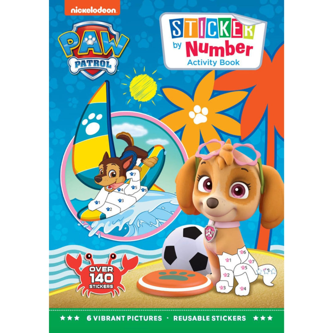 Paw Patrol - Sticker By Number - Activity Book