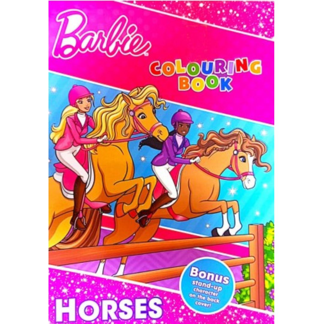 Barbie - Horses Colouring Book
