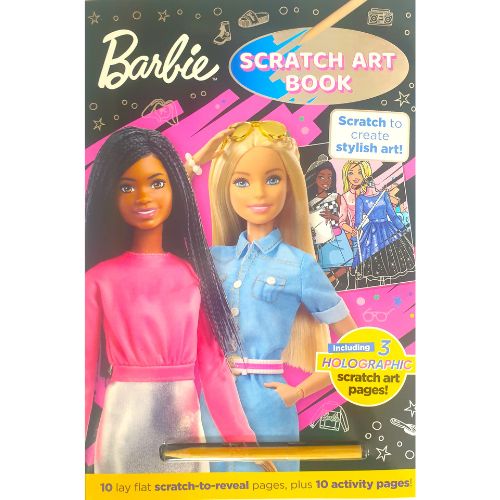Scratch Art Book - Barbie