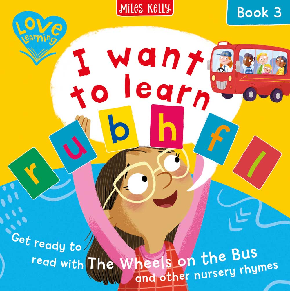 Miles Kelly - I want to learn: r u b h f l (Book 3) - Paperback