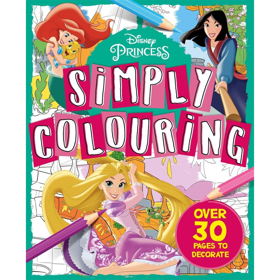 Disney Princess Simply Colouring Colouring Book