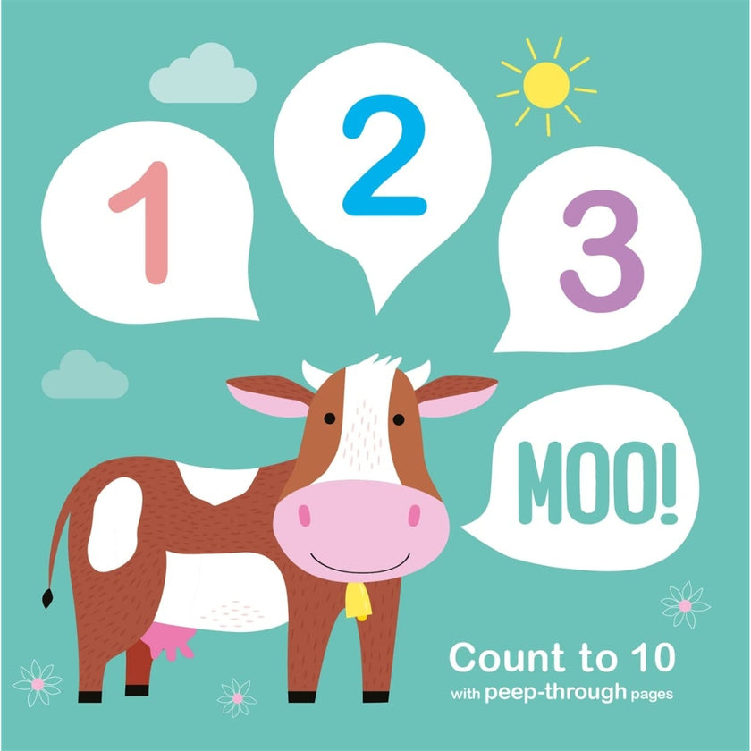 123 Moo! - Board Book