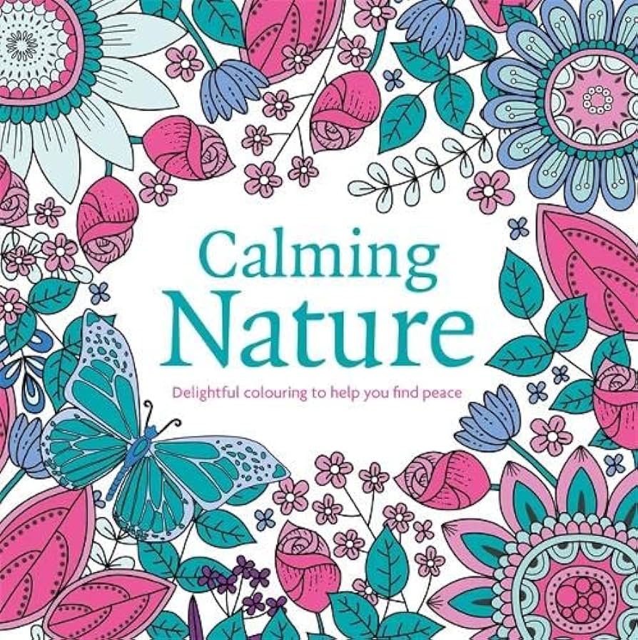 Calming Nature Colouring Book