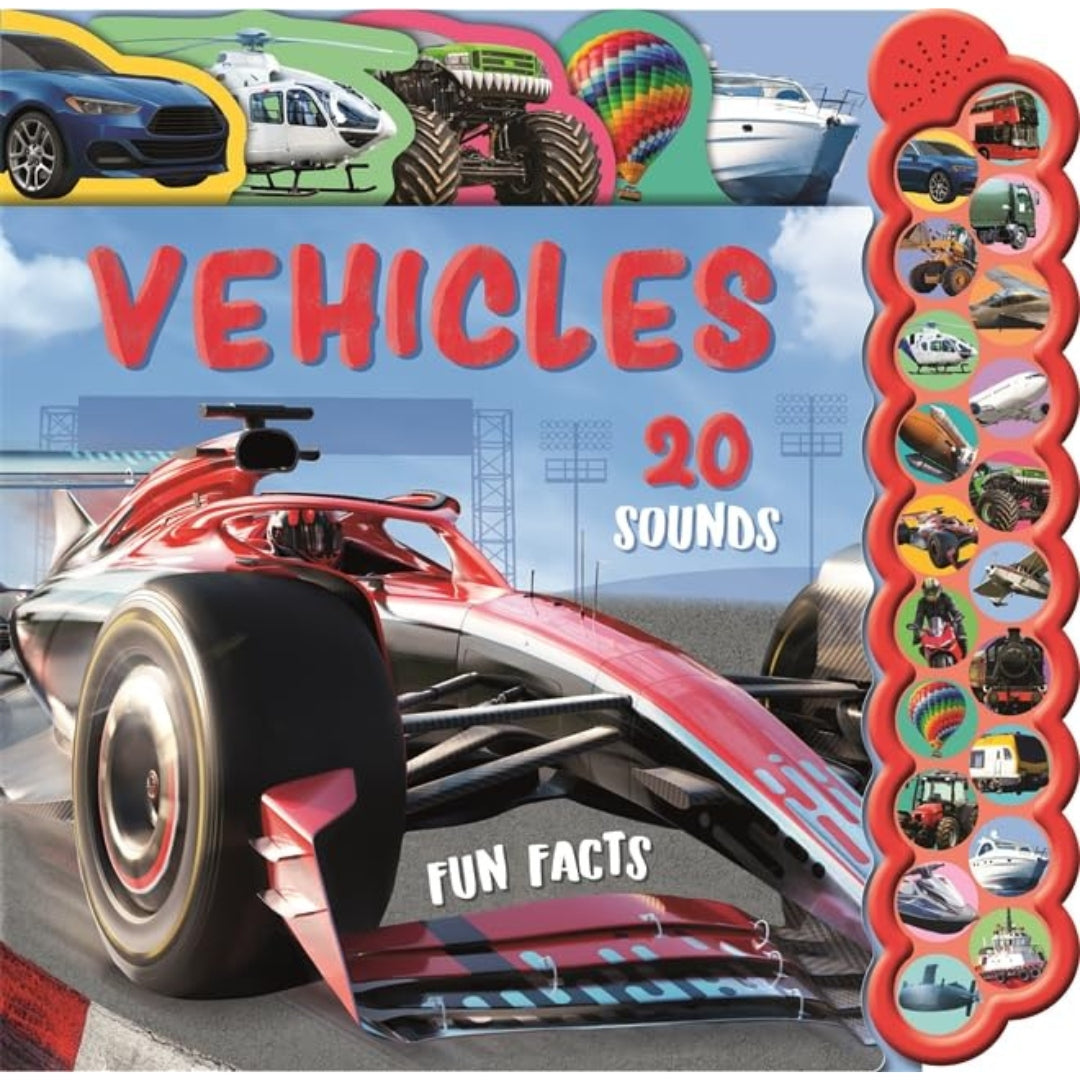 Vehicles - 20-Button Sound Board Book