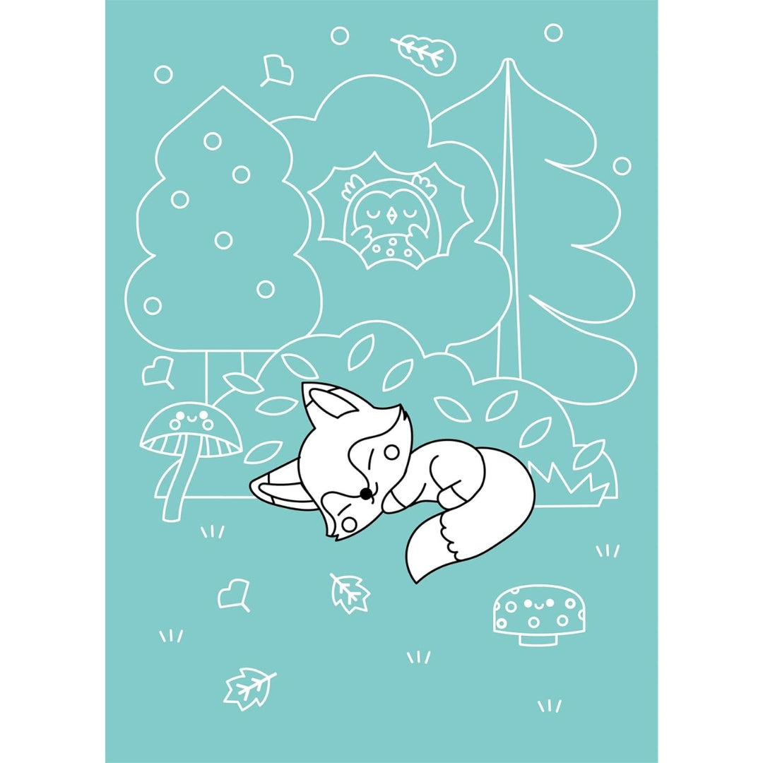 Inside-Out Colouring - Super Cute - Colouring Book