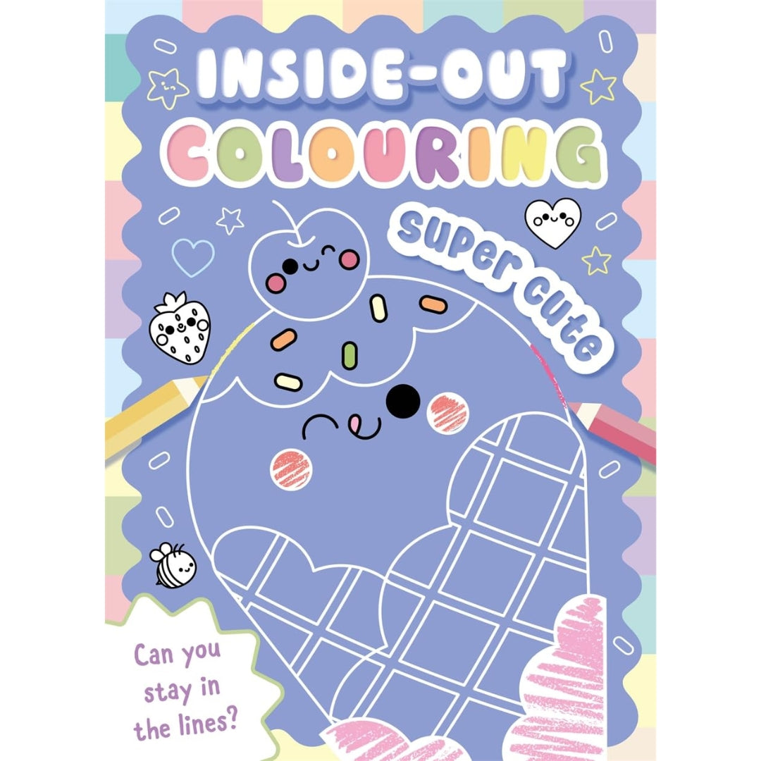 Inside-Out Colouring - Super Cute - Colouring Book