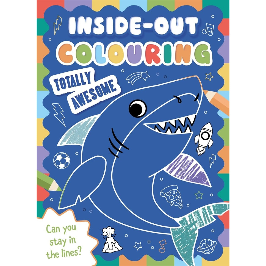 Inside-Out Colouring - Totally Awesome - Colouring Book