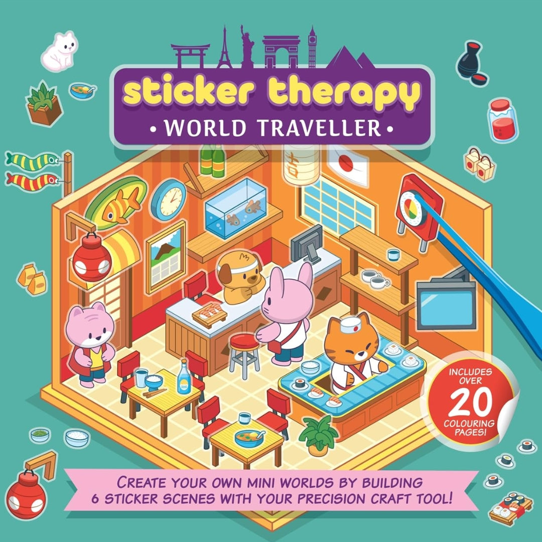 Sticker Therapy - World Traveller