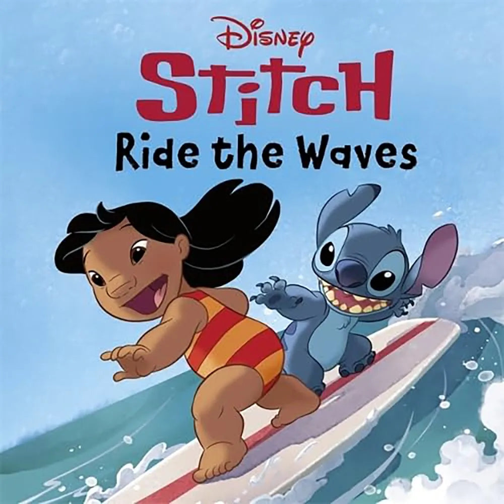 Disney - Stitch - Ride The Waves - Board Book