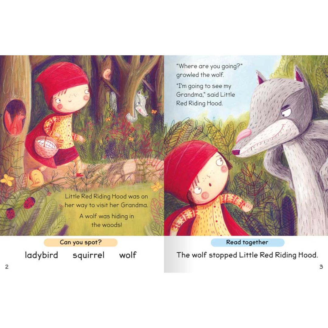 Miles Kelly - Reading with Fairytales: Little Red Riding Hood - Paperb