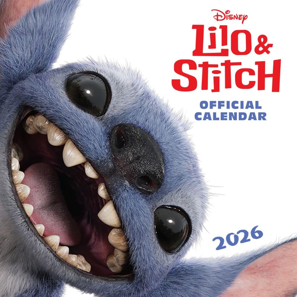 Monthly Square Calendar 2026 - Disney Lilo & Stitch