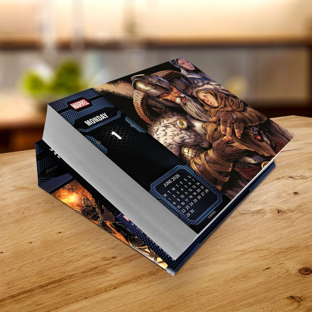 Daily Desktop Calendar 2026 - Marvel