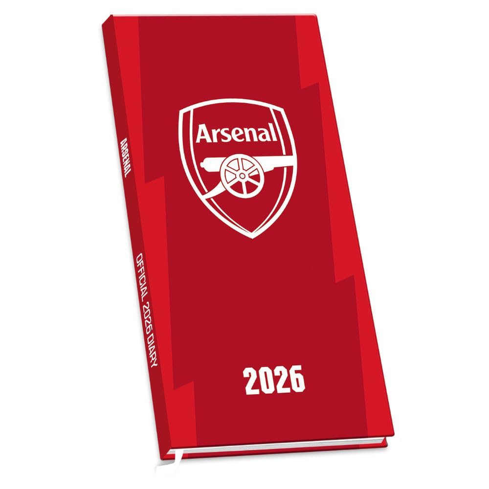 Slim Diary Week To View 2026 - Arsenal