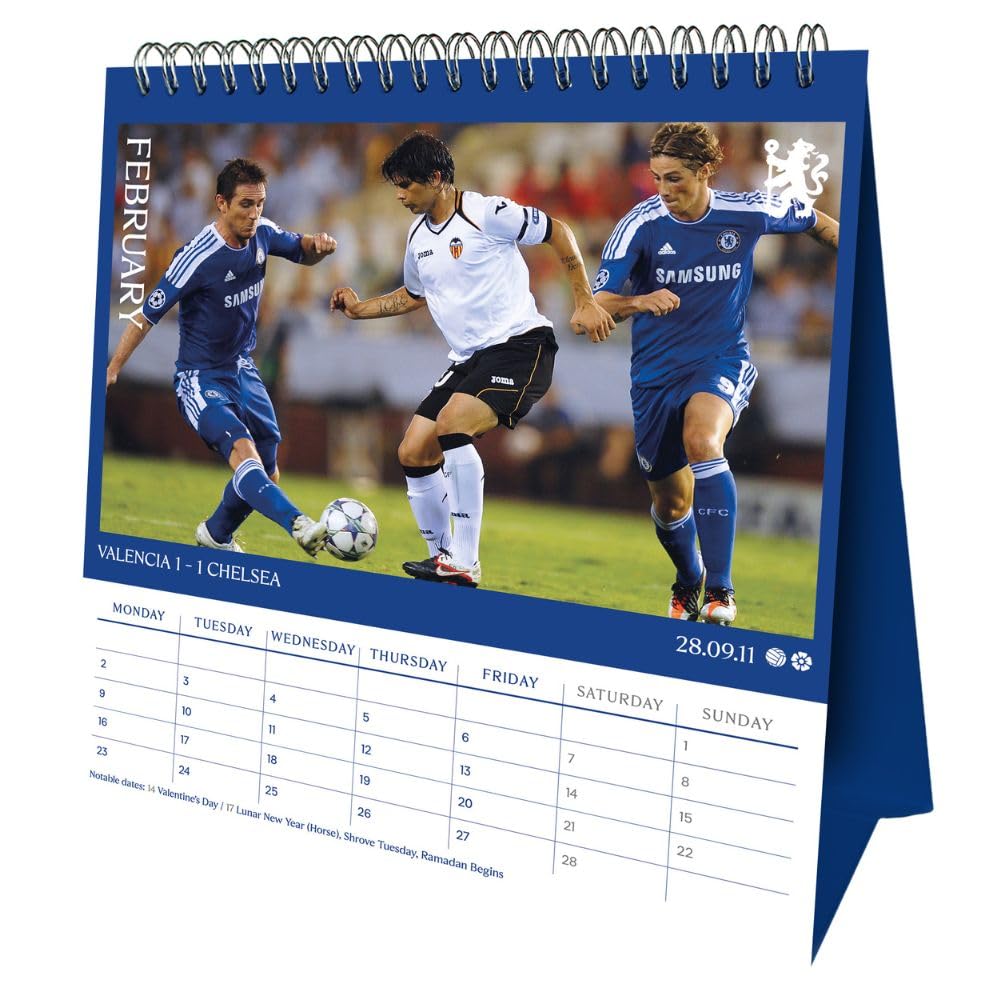 Monthly Desktop Calendar 2026 - Chelsea