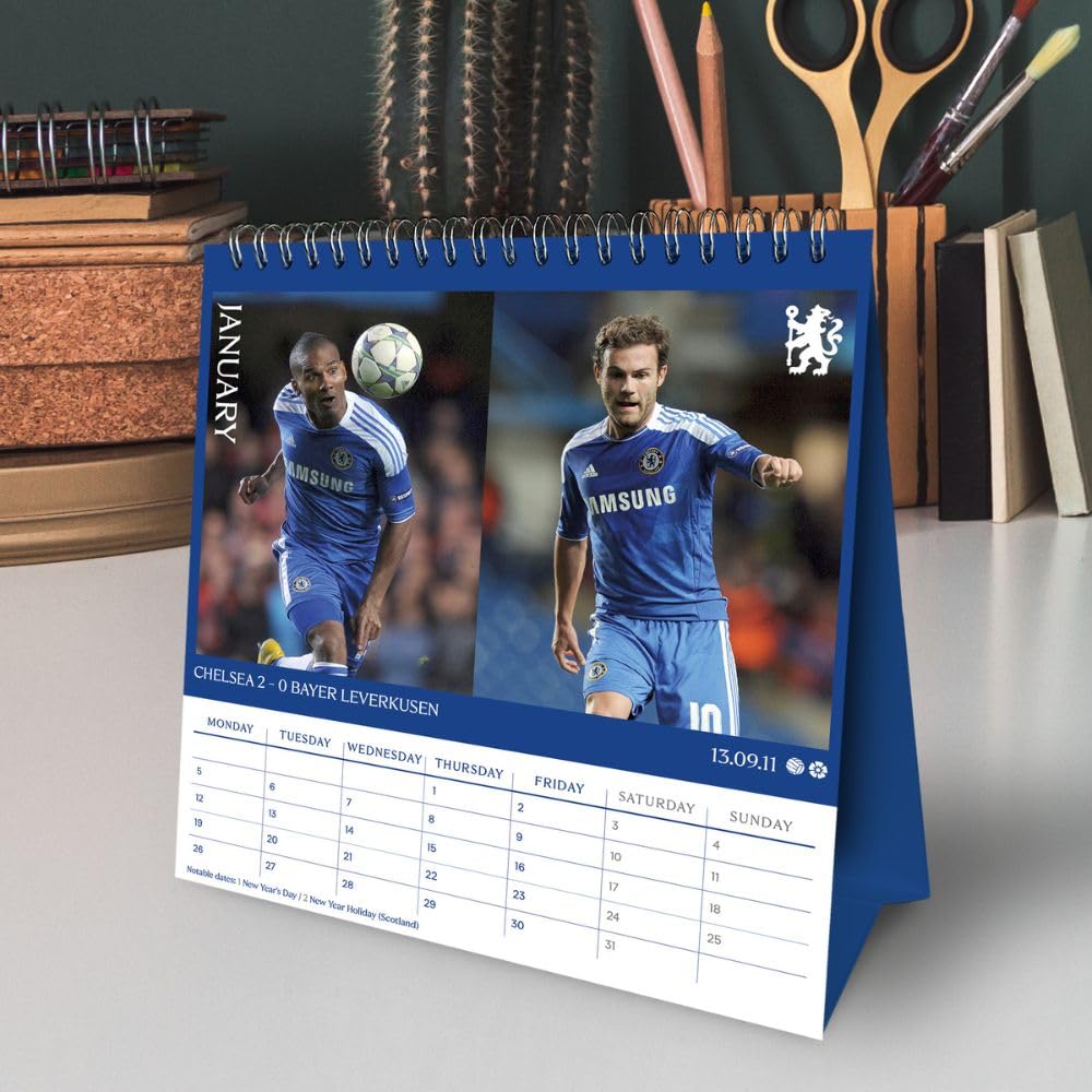 Monthly Desktop Calendar 2026 - Chelsea