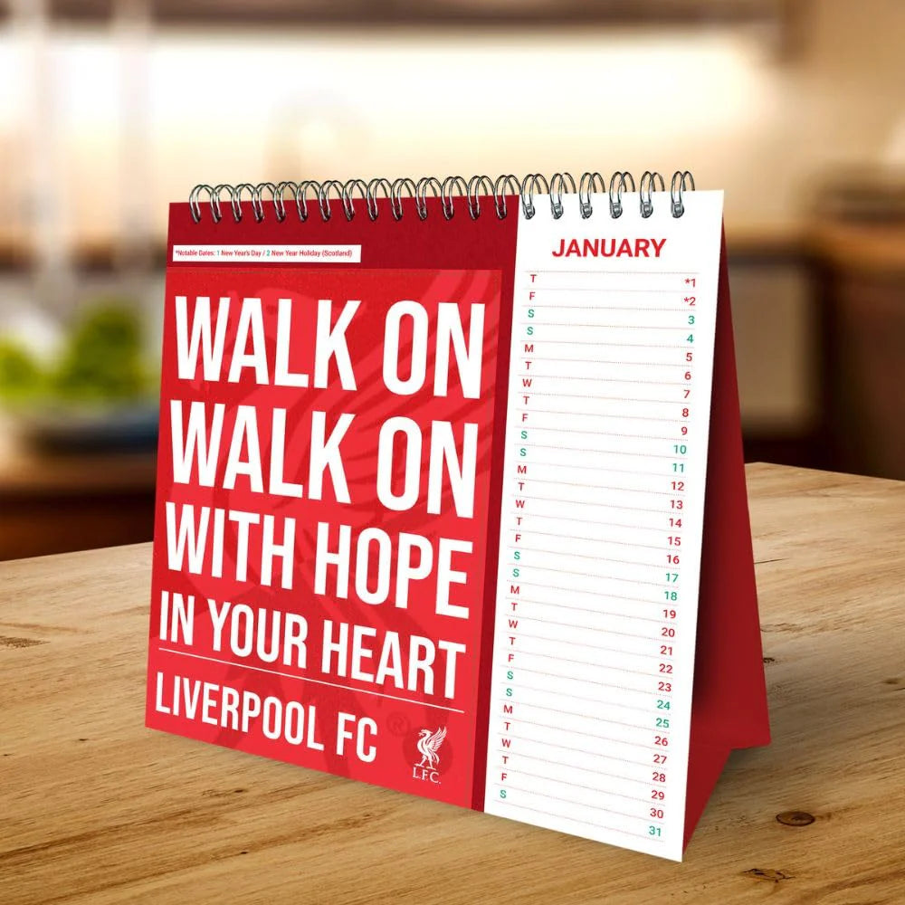 Monthly Desktop Calendar 2026 - Liverpool