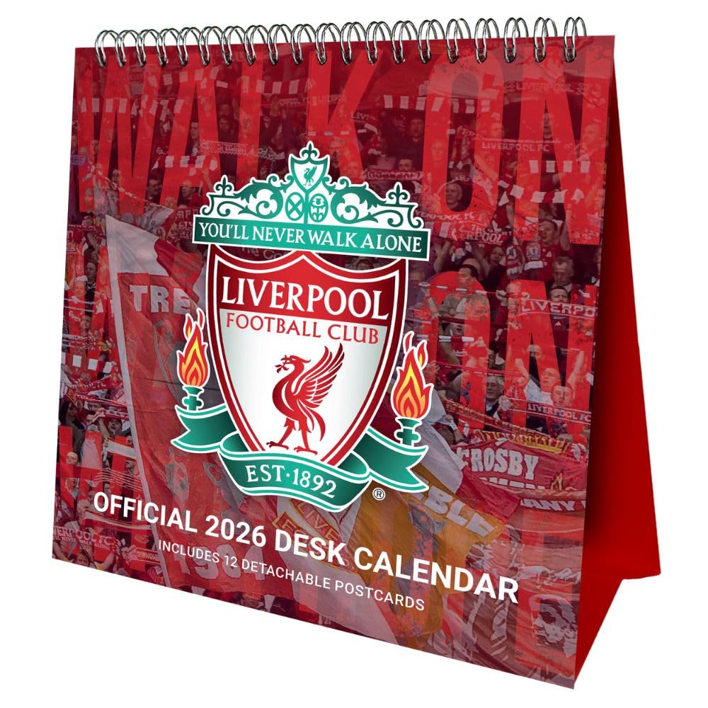 Monthly Desktop Calendar 2026 - Liverpool