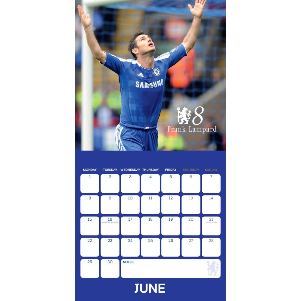 Monthly Square Calendar 2026 - Chelsea