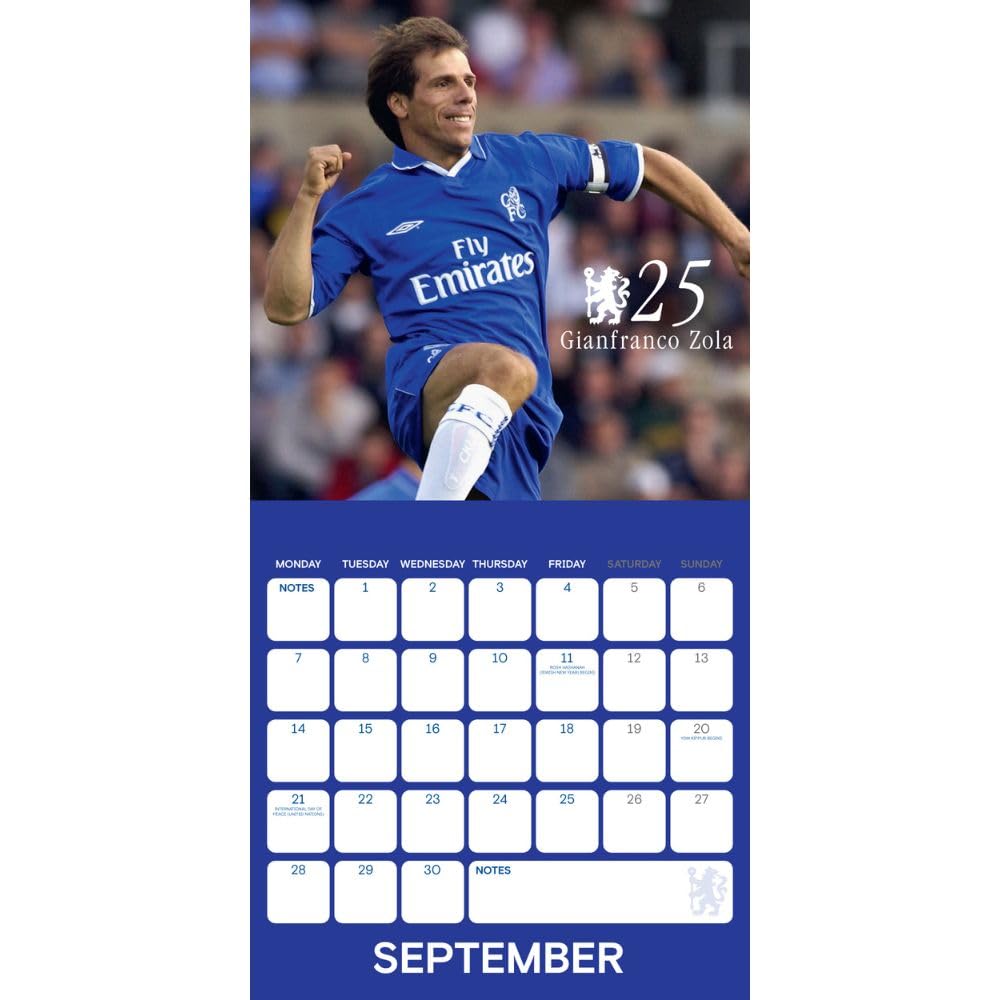 Monthly Square Calendar 2026 - Chelsea