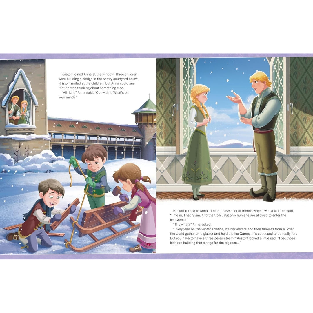 Disney Frozen - The Ice Games Story And Activity - Paperback
