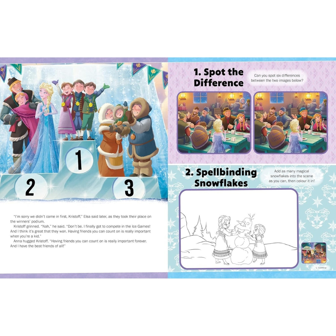 Disney Frozen - The Ice Games Story And Activity - Paperback