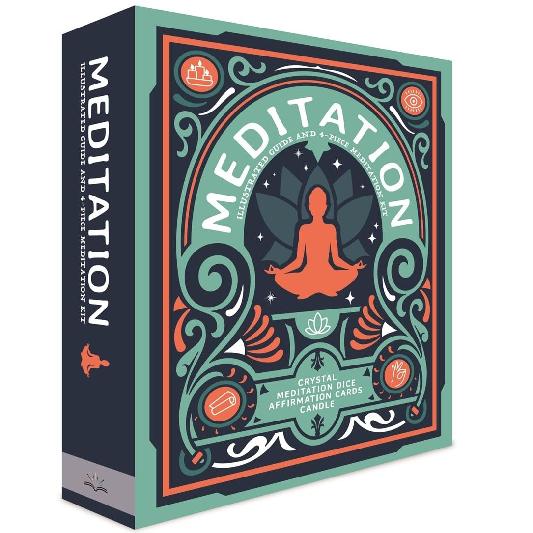 Meditation - Illustrated Guide And 4-Piece Meditation Kit - Paperback