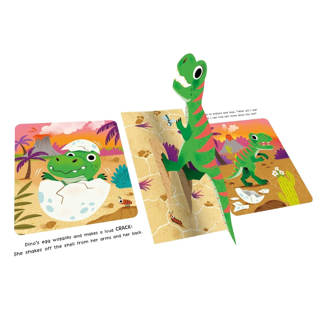 Pop-Up Stories - Dino World - Board Book