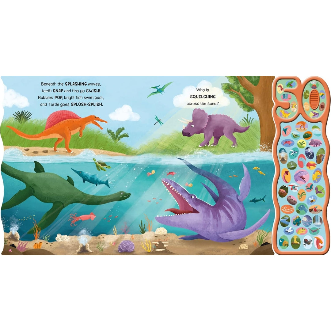 Dino World - 50-Button Sound Board Book