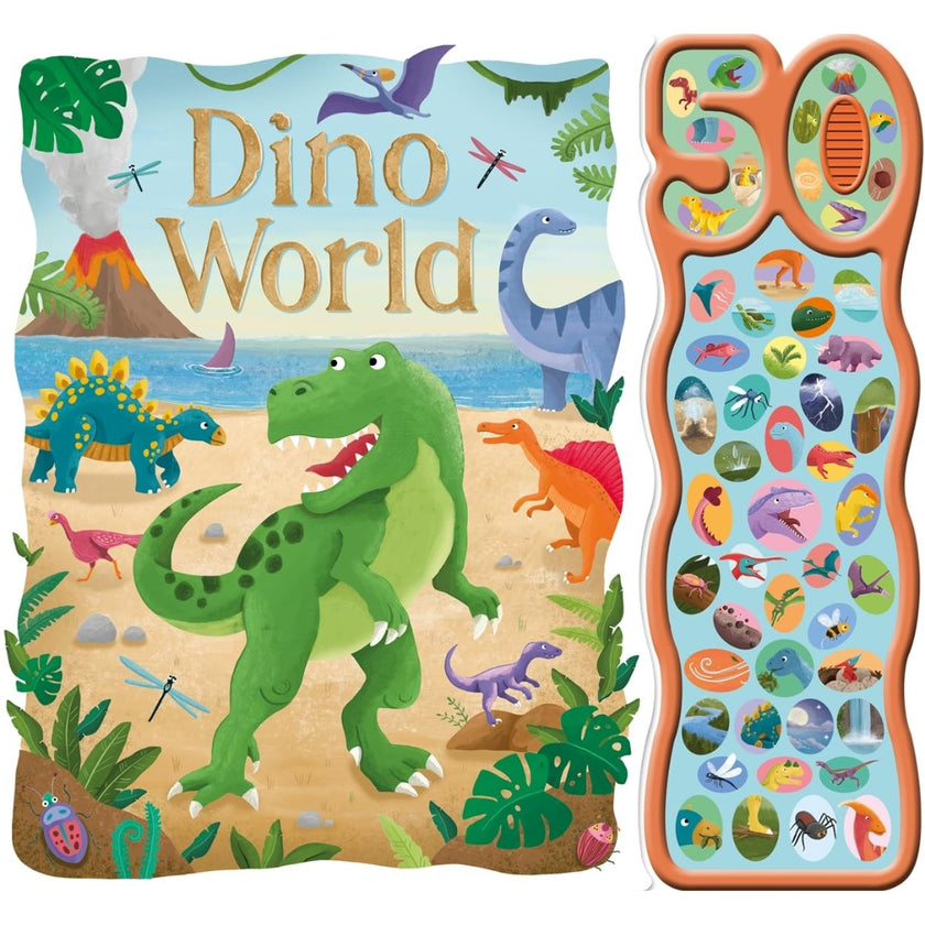Dino World - 50-Button Sound Board Book
