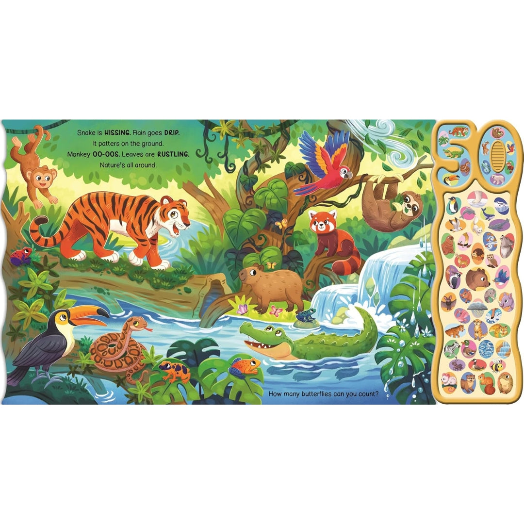 In The Wild - 50-Button Sound Board Book