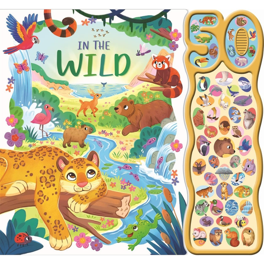 In The Wild - 50-Button Sound Board Book
