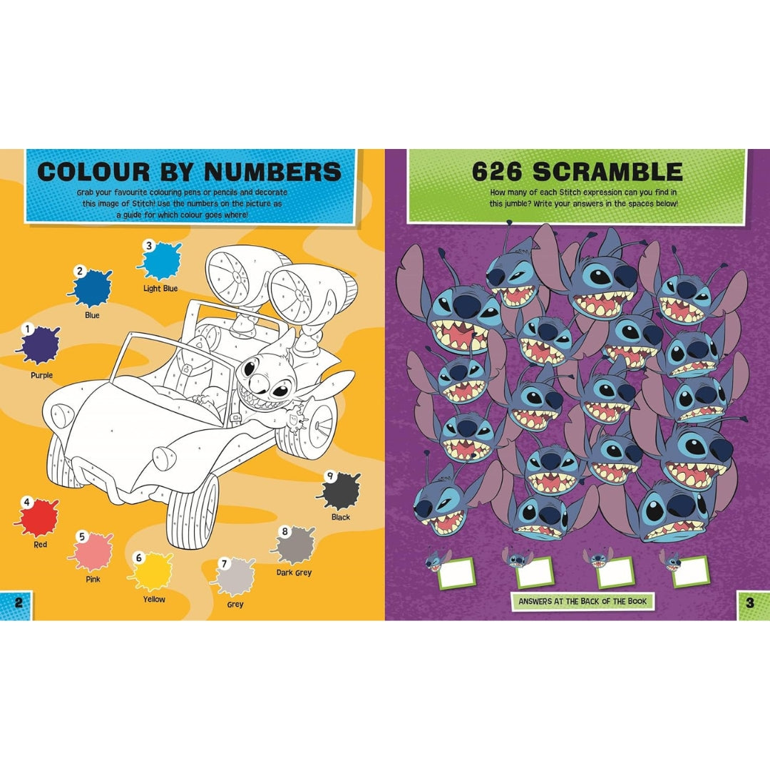 Disney - Stitch - Sticker & Activities