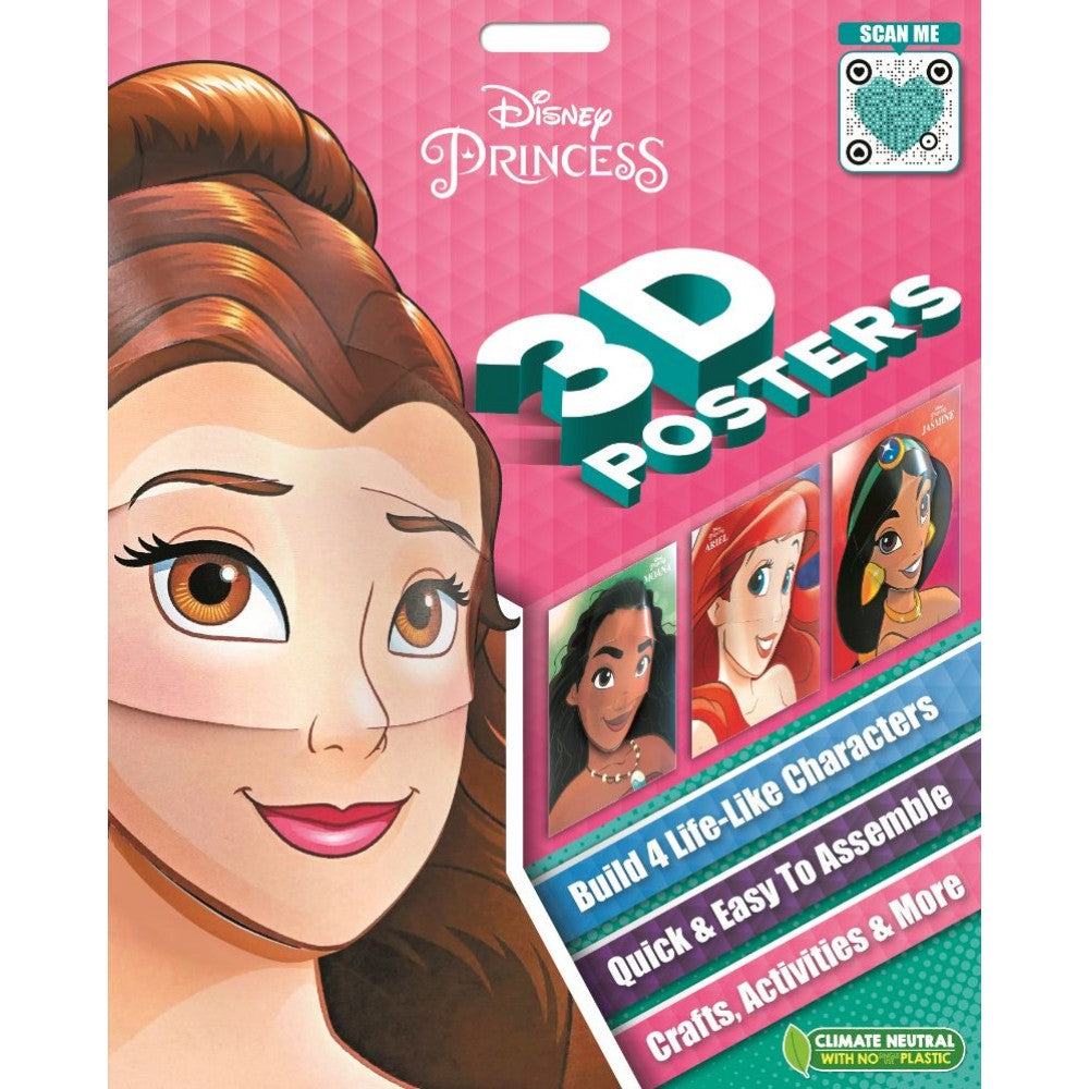 Disney Princess 3D Posters Activity Pack