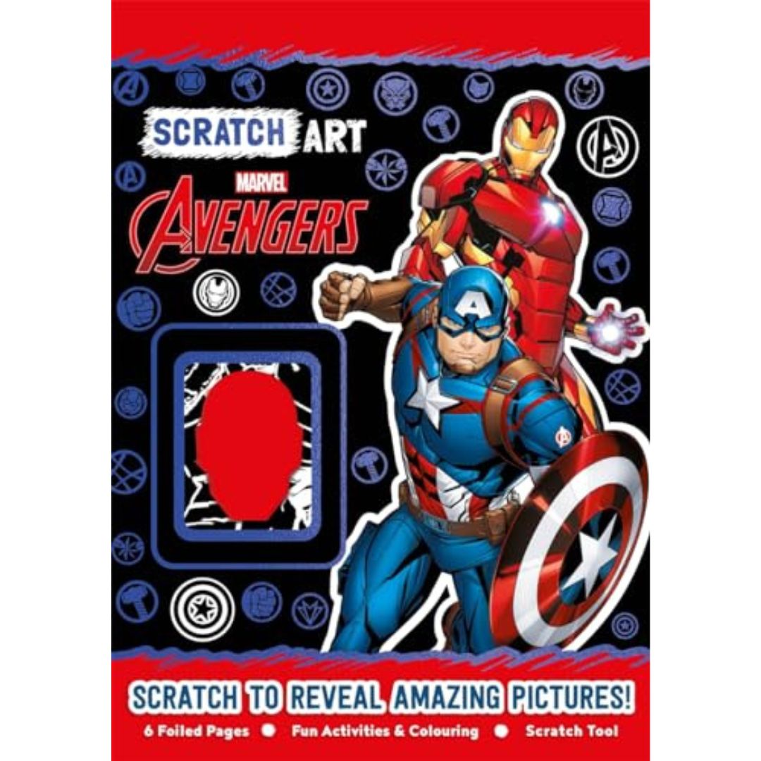 Marvel Avengers Scratch Art