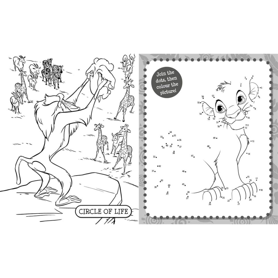 Disney The Lion King 5 In 1 Colouring Stickers Book