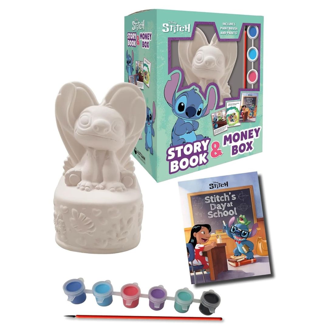 Disney Stitch - Story Book & Money Box - Paperback